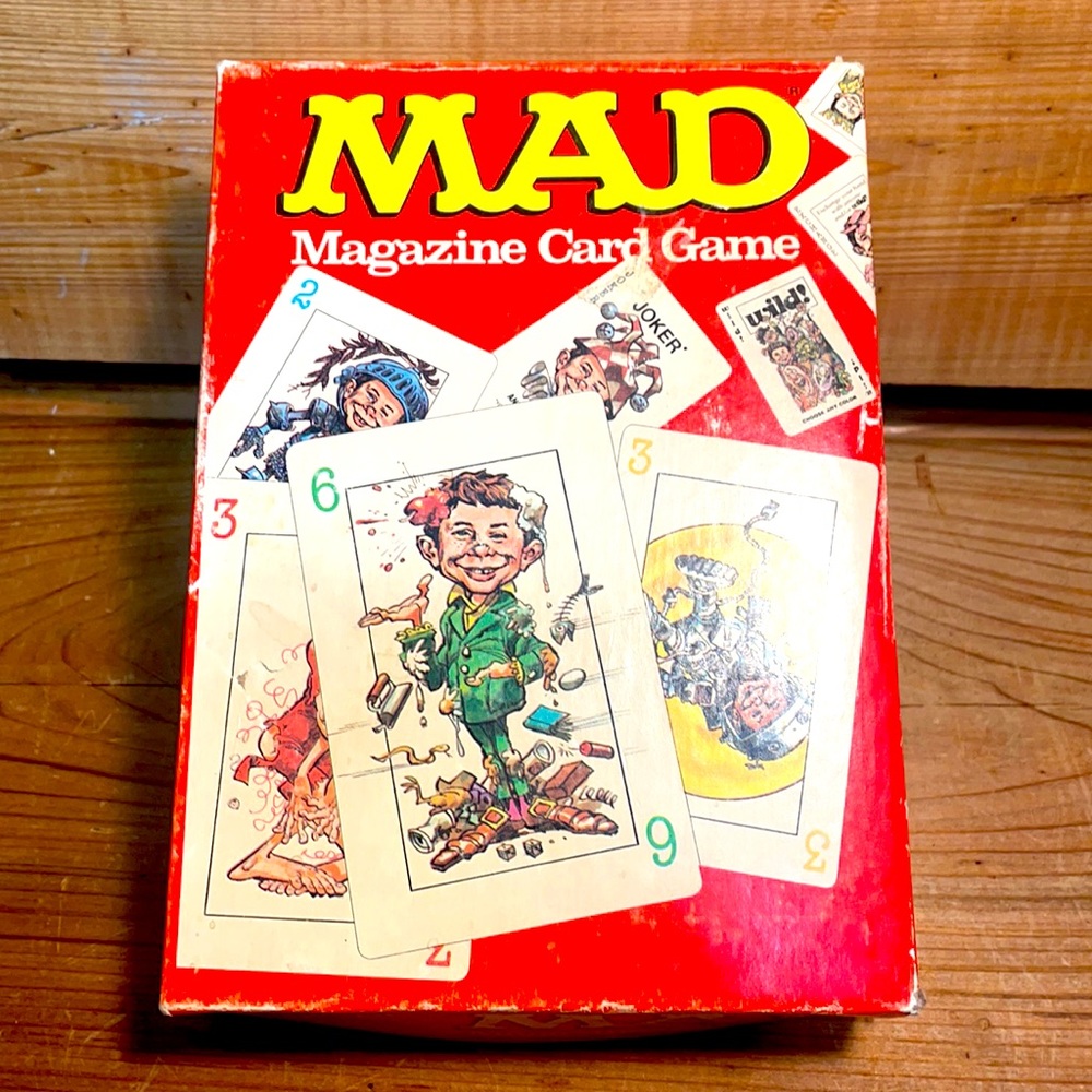 1979 Instructions to a 1980 "MAD" card game! All pieces and Madness Included!